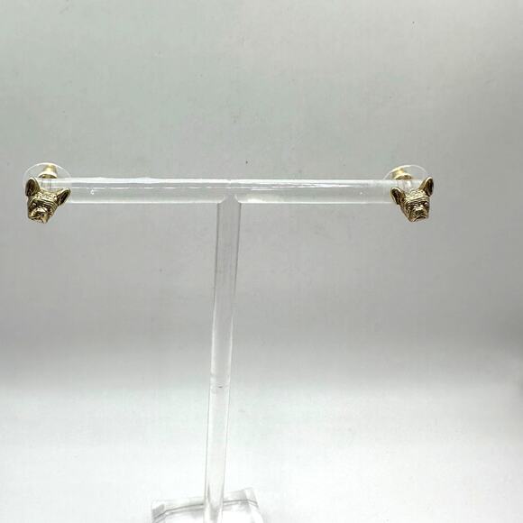 Madewell Pug Earrings Stud Dog Face Pet Casual Summer Whimsy Costume Jewelry - Picture 7 of 11